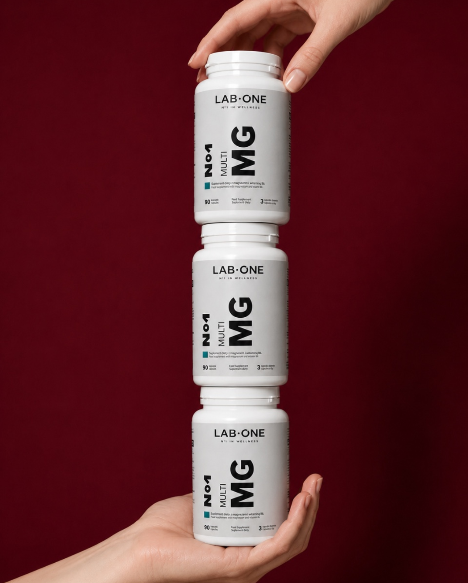 N°1 Habit Trainer Box – kreatin, Omega-3 syror och magnesium